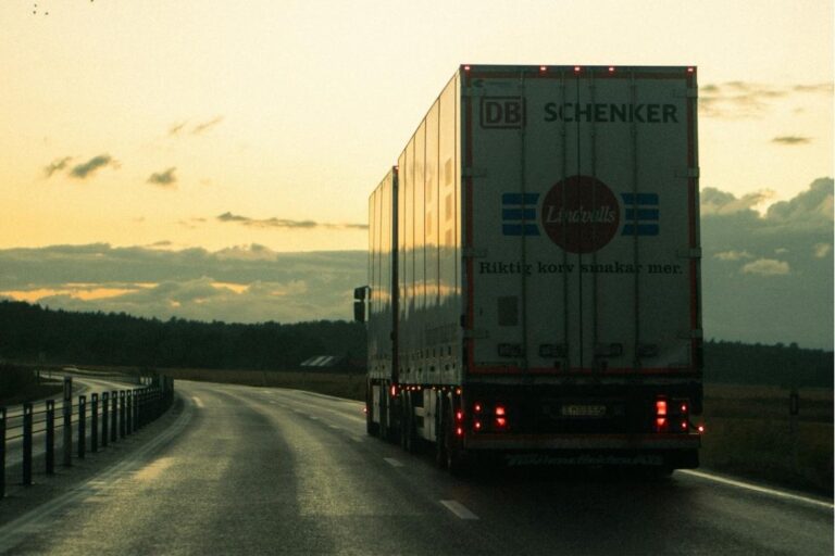 Truck with a golden hour background - jeremi-joseph-unsplash